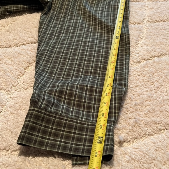 Men’s Haggar green plaid button down shirt. XXL - Picture 6 of 6